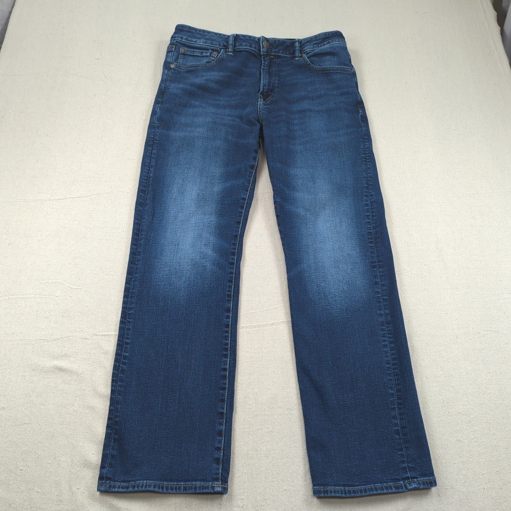 American Eagle Jeans Mens 34x32 Blue Original Boot Cut Western Cowboy Casual